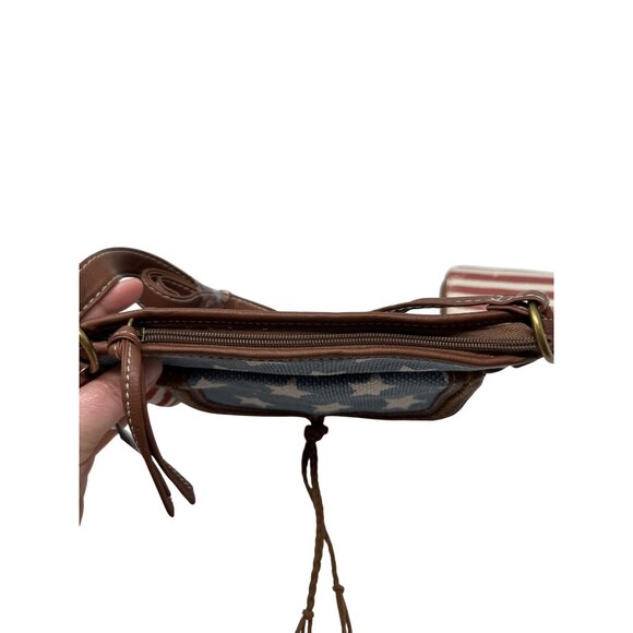 Rue 21 Americana Crossbody Bag with Matching Wristlet Wallet - Picture 9 of 15